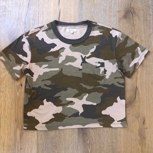 Madewell Camo oversized tee size S NWOT Price Firm!